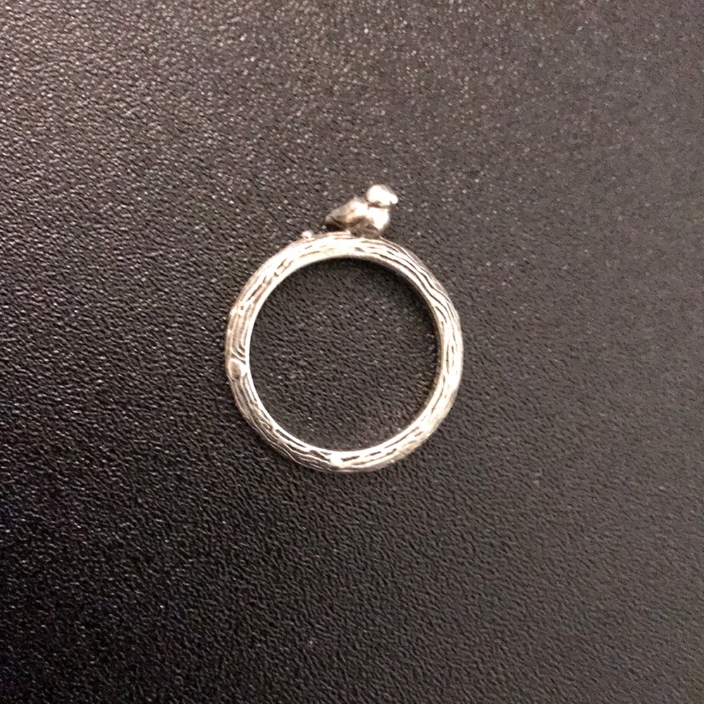 *SOLD* Pandora Retired 2018 Spring Bird sterling silver ring Size 4.5